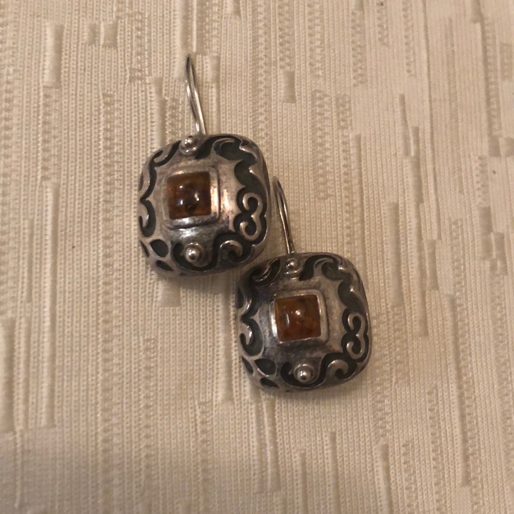 Silpada Amber Earrings